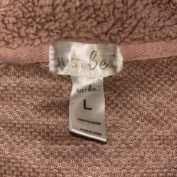 JUST BE sherpa quarter zip sweatshirt - Picture 2 of 4